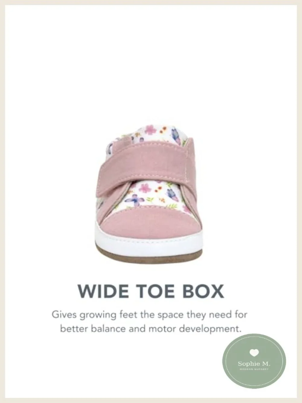 Robeez First Kicks Baby Girl Unisex Sneakers - First Walker Shoes